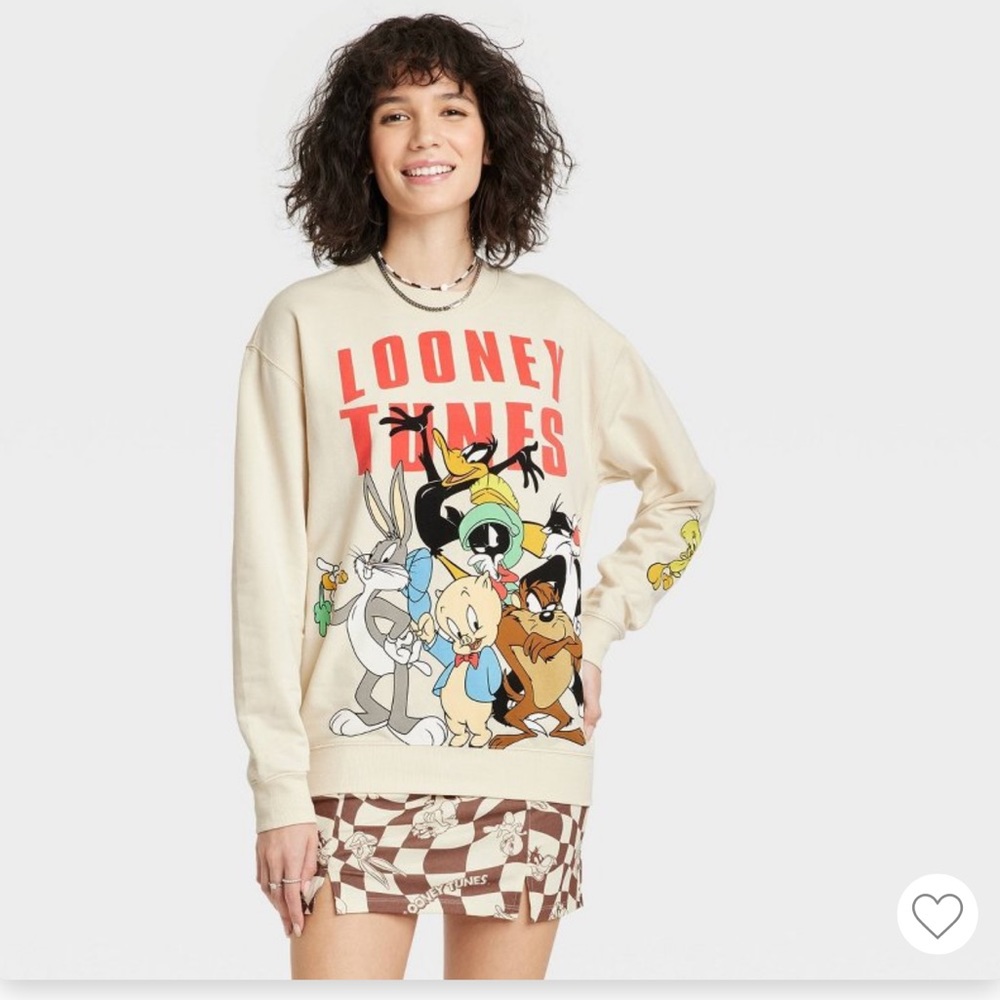 looney tunes graphic sweatshirt. Woman’s nwt